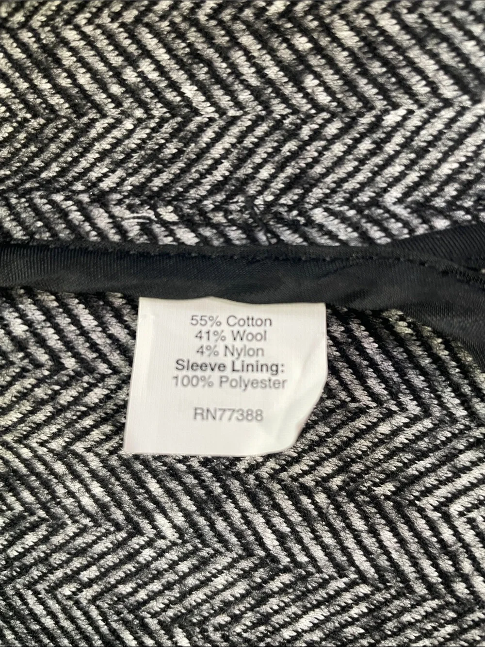 J. Crew Thandie Marled Charcoal Gray Double-Breasted Wool Blend Blazer Sz 8